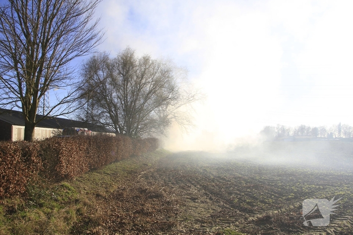 Buitenbrand veroorzaakt rookoverlast