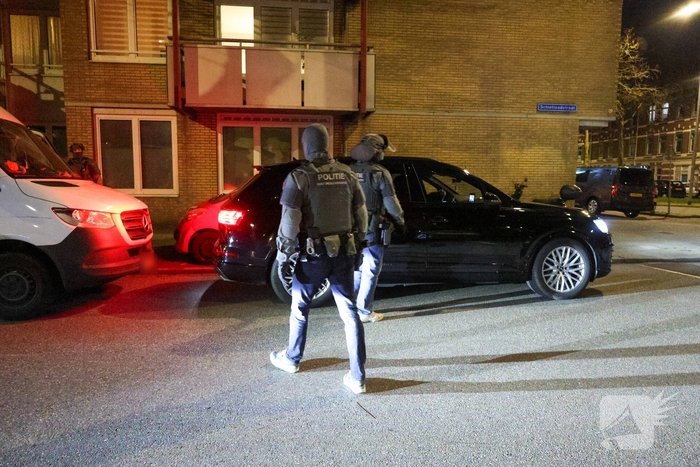 Grote inzet politie bij aanhouding