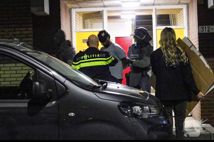Grote inzet politie bij aanhouding