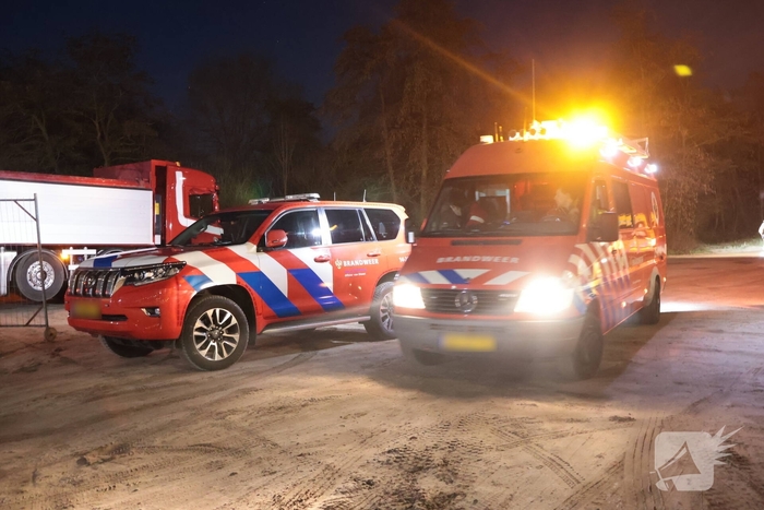 Auto te water na ongeval