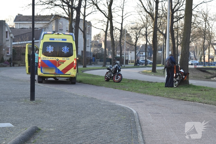 Motorrijder gewond na valpartij