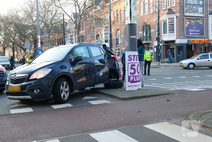 Aanrijding zorgt voor verkeershinder