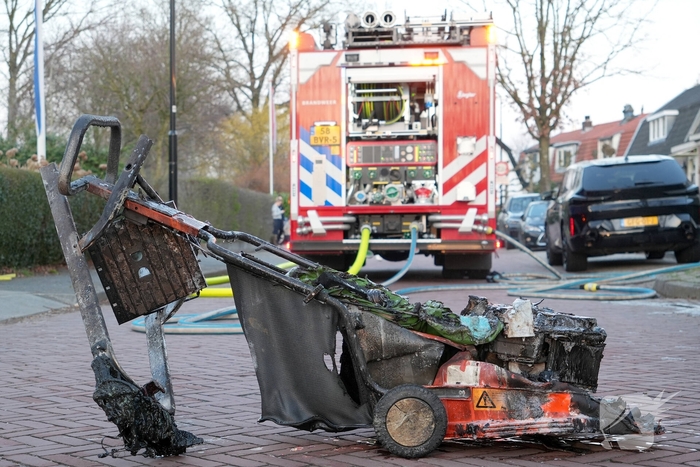 Brand in schuur snel onder controle