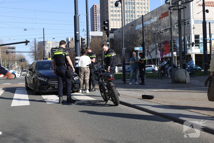 Fatbike en auto betrokken bij ongeval