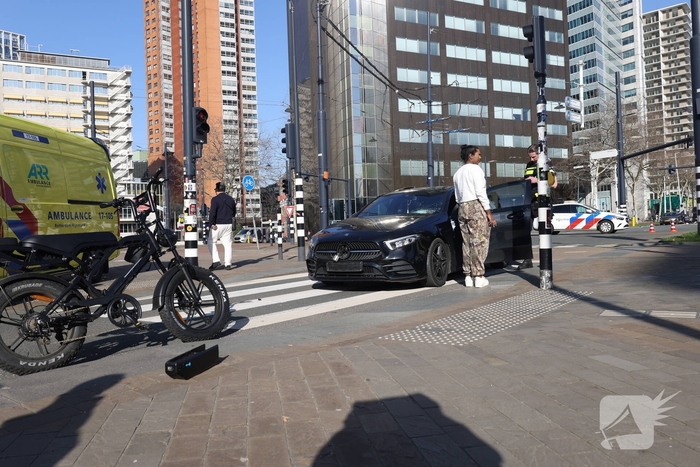 Fatbike en auto betrokken bij ongeval