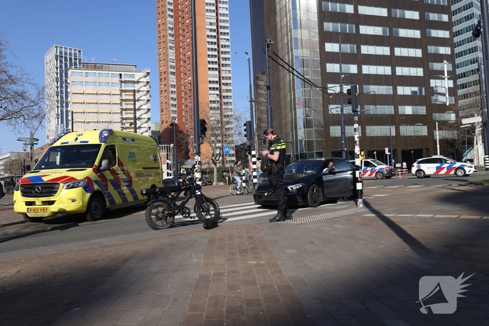 Fatbike en auto betrokken bij ongeval