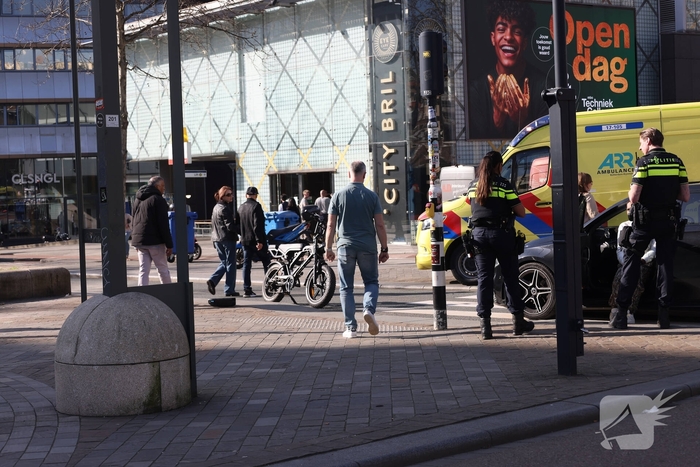 Fatbike en auto betrokken bij ongeval