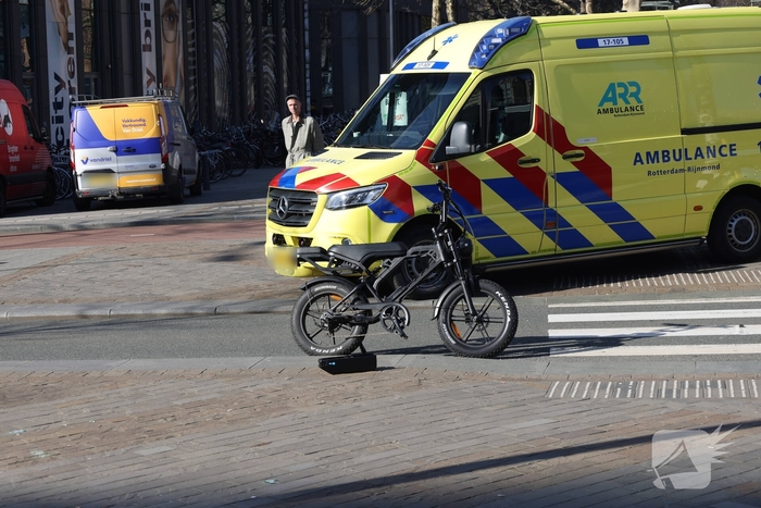 Fatbike en auto betrokken bij ongeval