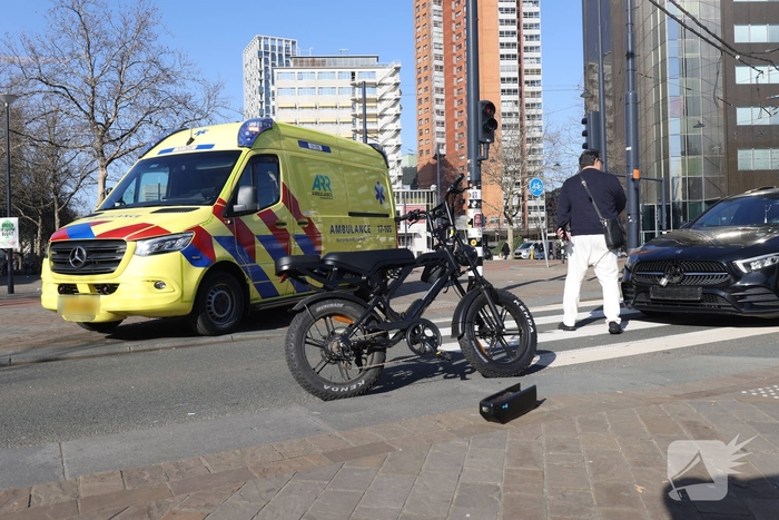 Fatbike en auto betrokken bij ongeval