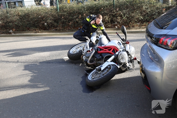 Motorrijder betrokken bij ongeval