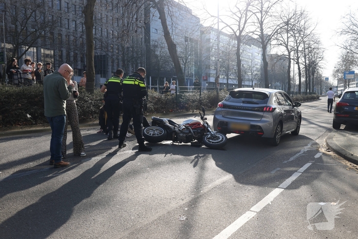 Motorrijder betrokken bij ongeval