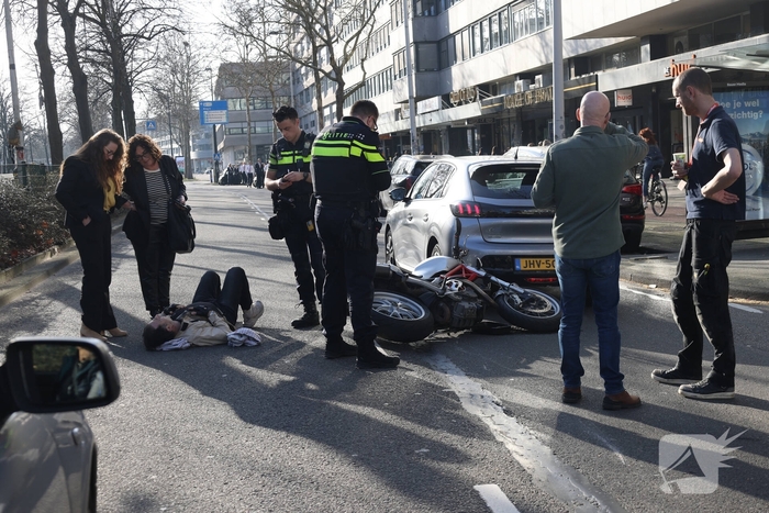 Motorrijder betrokken bij ongeval