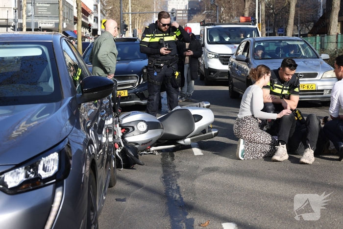 Motorrijder betrokken bij ongeval