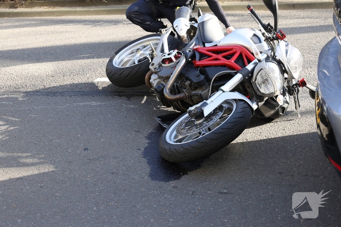 Motorrijder betrokken bij ongeval
