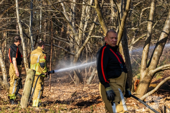 Buitenbrand geblust op terrein zorginstelling