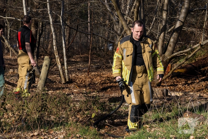 Buitenbrand geblust op terrein zorginstelling