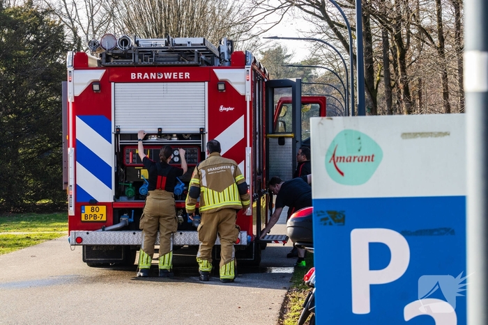 Buitenbrand geblust op terrein zorginstelling