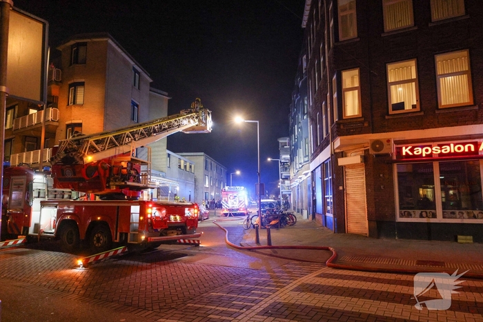 Brand in woning resulteert in rookontwikkeling
