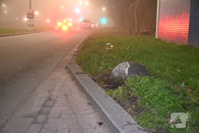 Bestuurder aangehouden na verlaten plaats ongeval