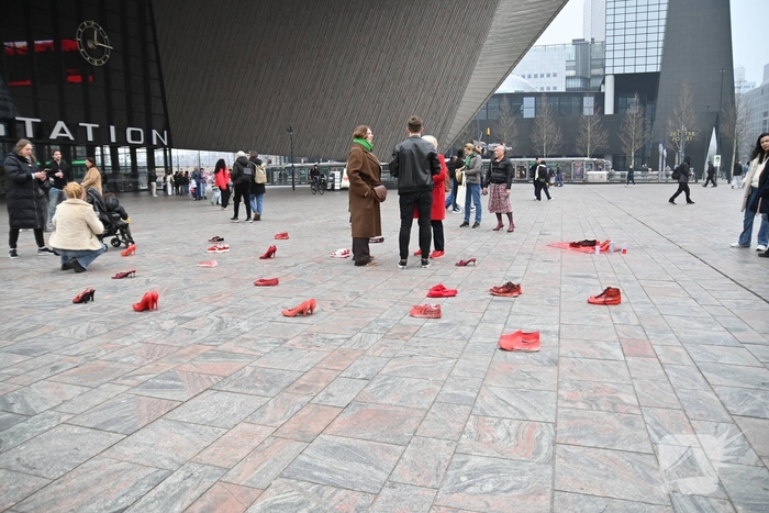 Rode hakken-demonstratie vraagt aandacht voor femicide