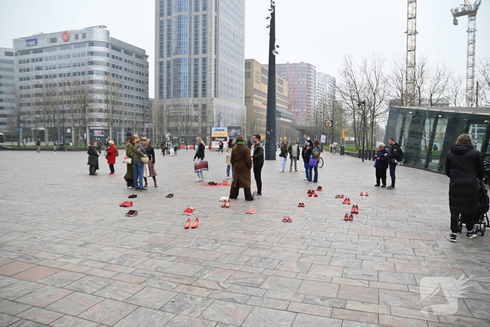 Rode hakken-demonstratie vraagt aandacht voor femicide