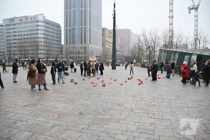 Rode hakken-demonstratie vraagt aandacht voor femicide