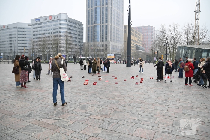 Rode hakken-demonstratie vraagt aandacht voor femicide