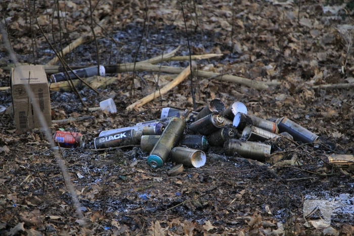 Kind betrapt op steken van vuurtjes met spuitbussen