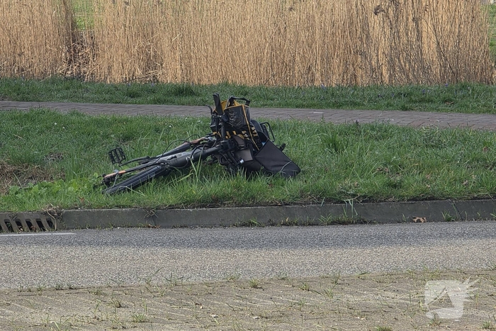 Fietser gewond bij aanrijding met auto