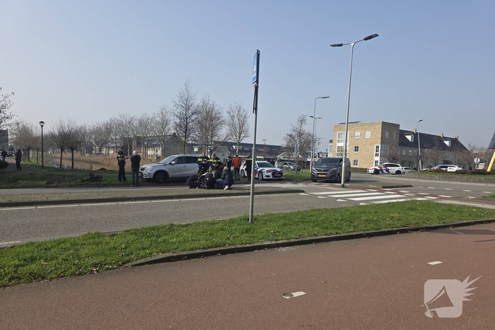 Fietser gewond bij aanrijding met auto
