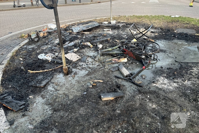 Vermoedelijke brandstichting leidt tot brandweeractie