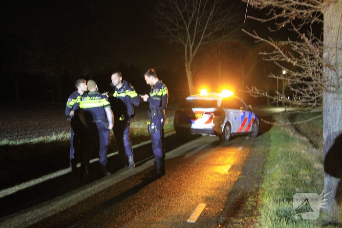 Auto belandt in greppel na ongeval