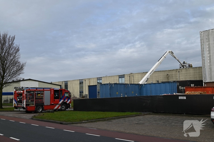 Brand in machine leidt tot grote inzet