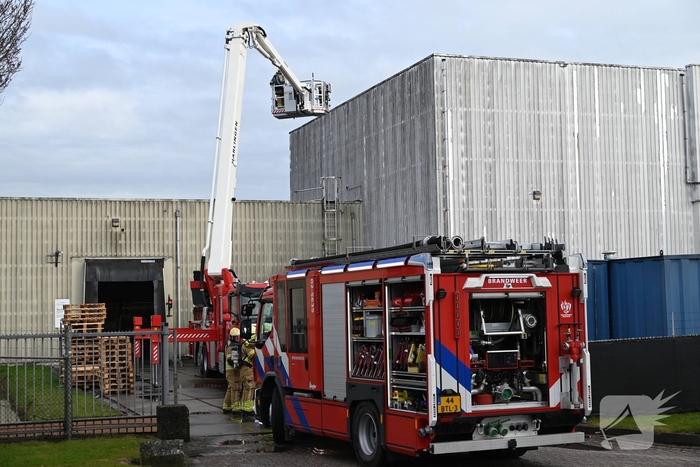 Brand in machine leidt tot grote inzet