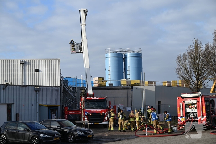 Brand in machine leidt tot grote inzet