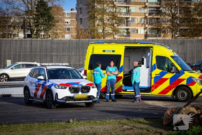 Kop-staart botsing na te laat remmen