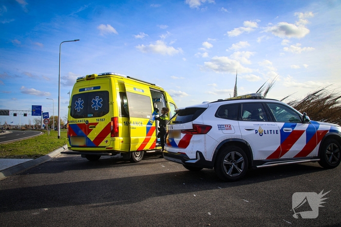 Kop-staart botsing na te laat remmen