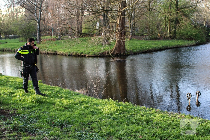 Rollator aangetroffen in water
