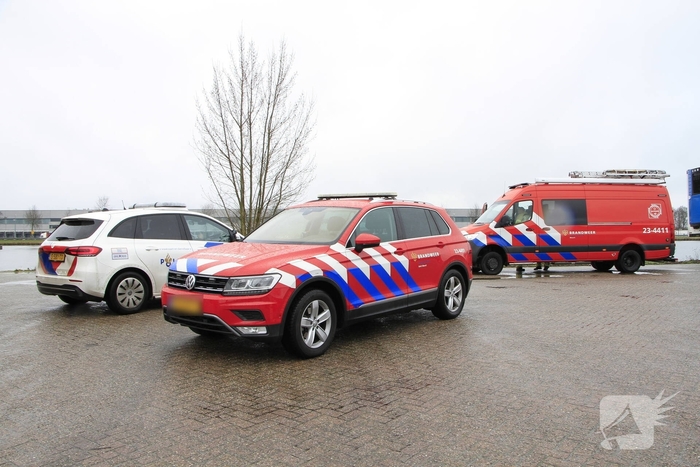 Zoektocht naar verdacht voorwerp in kanaal