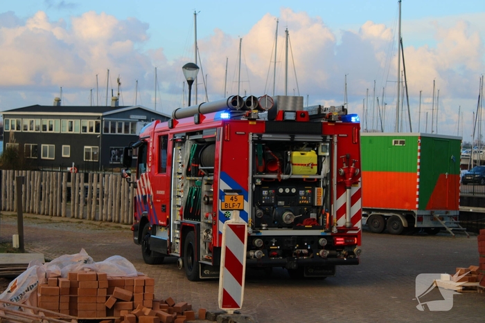 Kleine brand op zeiljacht