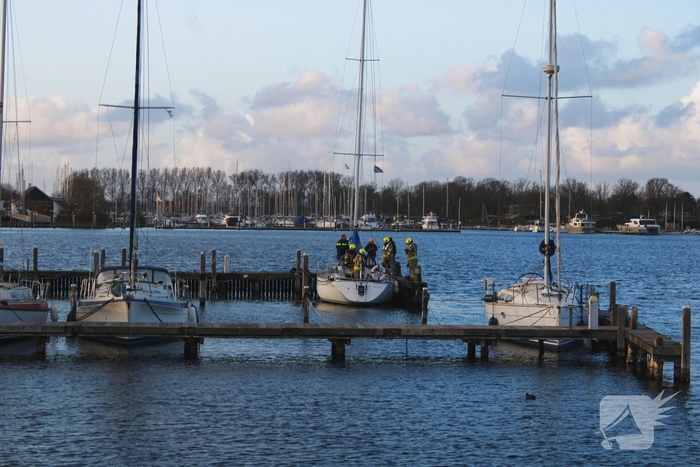 Kleine brand op zeiljacht