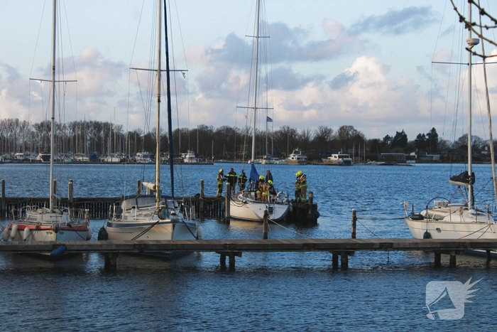 Kleine brand op zeiljacht