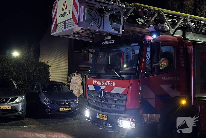 Verstopping in schoorsteen veroorzaakt brand