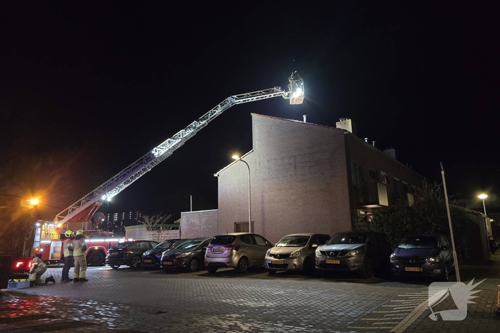 Verstopping in schoorsteen veroorzaakt brand