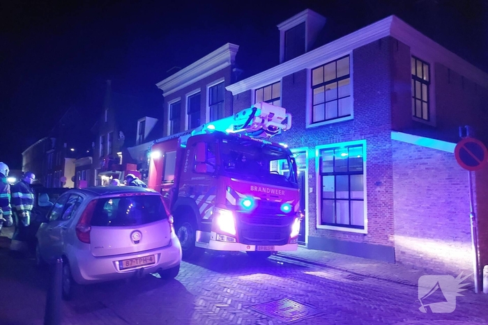 Hoogwerker afstempelen gaat moeizaam bij brand