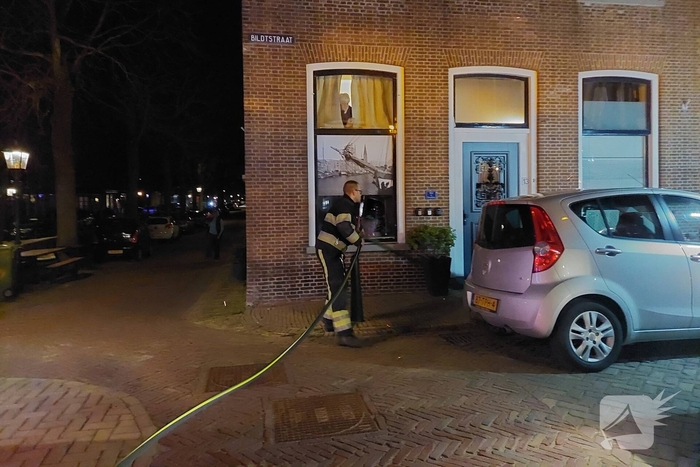 Hoogwerker afstempelen gaat moeizaam bij brand