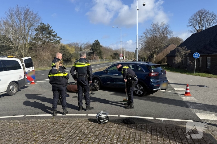Geen gewonden na ongeval door voorrangsfout