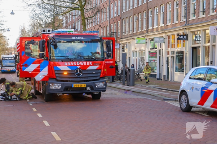 Brand in makelaarskantoor leidt tot verkeershinder