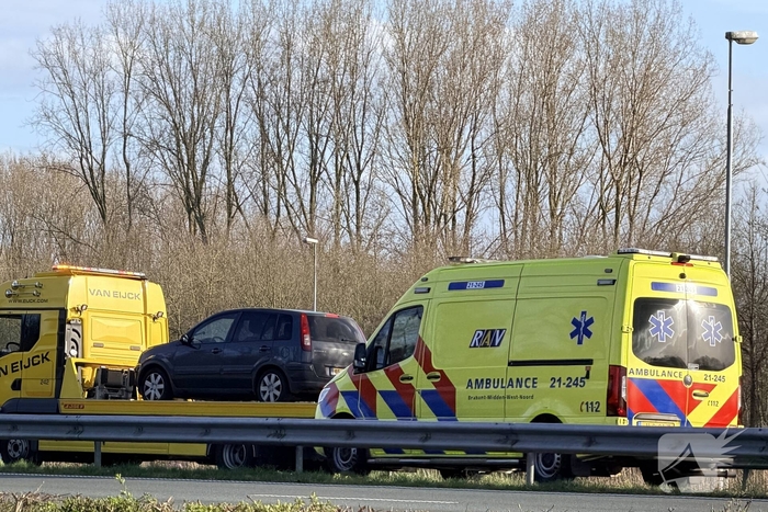 Kopstaartaanrijding zonder gewonden leidt tot verkeershinder