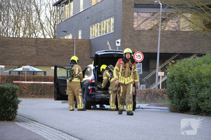 Brand in auto door lithiumaccu's